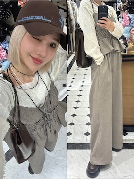 Marikaさん（レディース・153cm）の春コーディネート