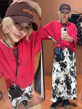 「LOWRYS FARM（ローリーズファーム）のソフトウラケプルオーバー  579079（スウェット）」を使った、Marikaさん（レディース・153cm）の秋コーディネート