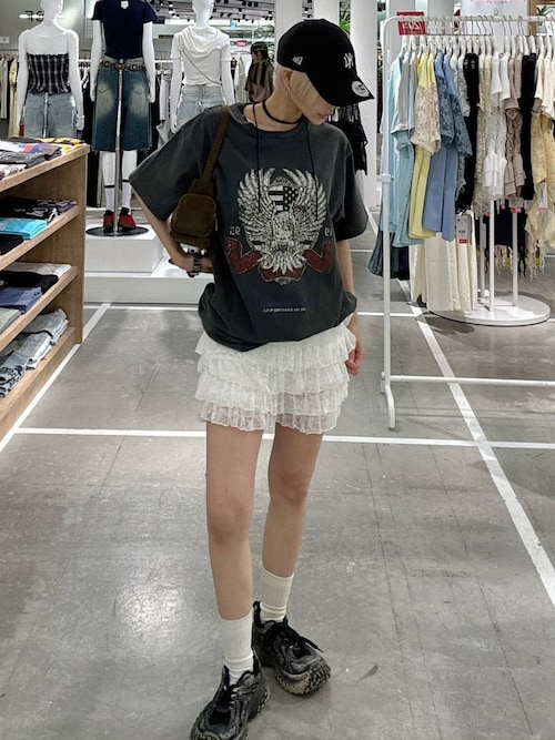 【2025SS】レースフリルショートパンツ