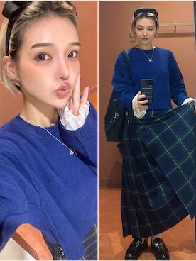 「アイテム（Tシャツ/カットソー）」を使った、Marikaさん（レディース・153cm・30代）の秋コーディネート