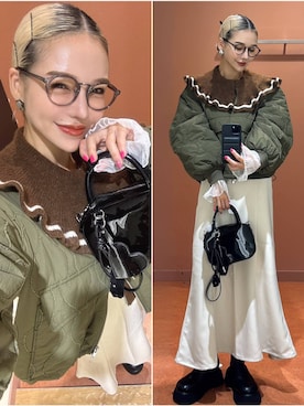 「アイテム（サンダル）」を使った、Marikaさん（レディース・153cm・30代）の秋コーディネート