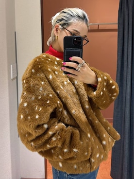 「アイテム（ブルゾン）」を使った、Marikaさん（レディース・153cm・30代）の冬コーディネート