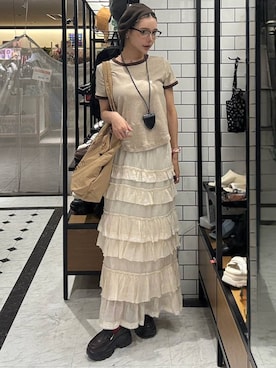 Marikaさん（レディース・153cm）の夏コーディネート