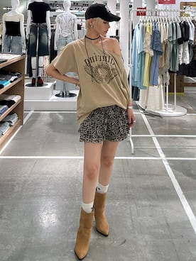 「ギャル」｜Marikaさん（レディース・153cm）の夏コーディネート