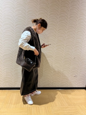 「Rodeo Crowns（ロデオクラウンズ）のアイテム（ワンピース/ドレス）」を使った、Manamiさん（レディース・163cm）の秋コーディネート