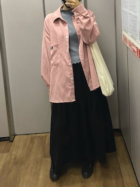 「無印良品（ムジルシリョウヒン）のアイテム（その他シューズ）」を使った、bbtyさん（レディース・158cm）の春コーディネート