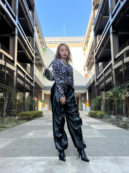 DIESEL サテンパンツ　P-MARTY P-STELLA（WOMEN）: ストレッチサテンパンツ｜ディーゼル