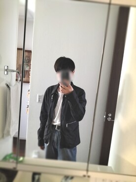 「TAKEO KIKUCHI（タケオキクチ）のアイテム（ブルゾン）」を使った、sora2005810さん（メンズ・170cm）の春コーディネート