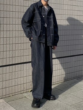 「ドレスシューズ」｜「アイテム（セットアップ）」を使った、ko,,,さん（メンズ・166cm）の春コーディネート