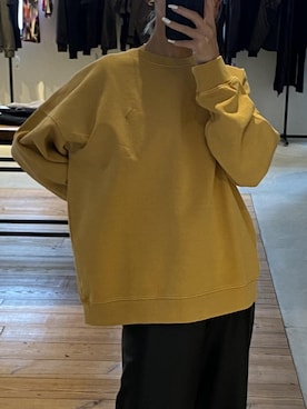 「Saturdays NYC（サタデーズ ニューヨークシティ ）のアイテム（スウェット）」を使った、れなさん（レディース・160cm）の春コーディネート