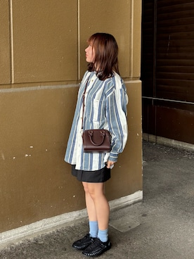 「KEEN（キーン）の【WEB限定】KEEN/キーン　UNEEK/ユニーク スポーツサンダル (フラットサンダル)（サンダル、ブラック系）」を使った、Okayuさん（レディース・159cm）の春コーディネート