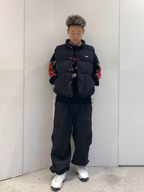 XLARGE セーター ニット BURNING MONSTER CREWNECK KNIT メンズ