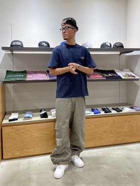 「XLARGE（エクストララージ）のCUSTOM SNAPBACK CAP（キャップ、その他）」を使った、たかきさん（メンズ・180cm）の夏コーディネート