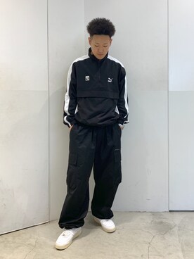 「PUMA」｜「アイテム（ブルゾン）」を使った、たかきさん（メンズ・180cm）の秋コーディネート