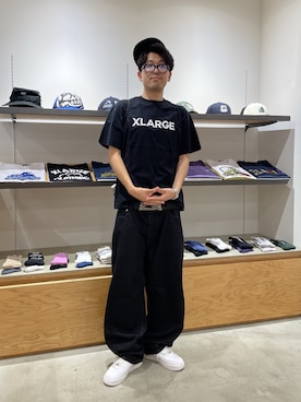 「XLARGE（エクストララージ）のアイテム」を使った、たかきさん（メンズ・180cm）の夏コーディネート