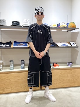 「XLARGE（エクストララージ）のアイテム（トップス）」を使った、たかきさん（メンズ・180cm）の春コーディネート