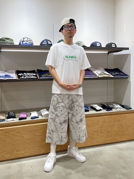 「XLARGE（エクストララージ）のアイテム」を使った、たかきさん（メンズ・180cm）の夏コーディネート
