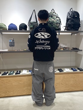 「XLARGE（エクストララージ）のアイテム」を使った、たかきさん（メンズ・180cm）の冬コーディネート