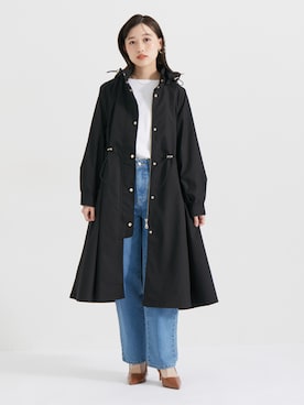 【現金特価】 小さいサイズ 低身長さん・小柄女性 ドロストロングモッズコート ジャケット・アウター