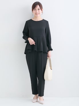 「アイテム（スーツセット）」を使った、nissen Petit Modelsさん（レディース・149cm）の春コーディネート