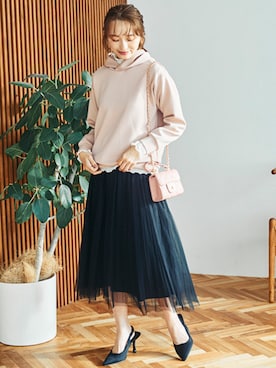 nissen Petit Modelsさん（レディース・153cm）の冬コーディネート