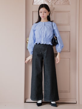 「Petitjo（プッチージョ）のアイテム」を使った、nissen Petit Modelsさん（レディース・155cm）の冬コーディネート