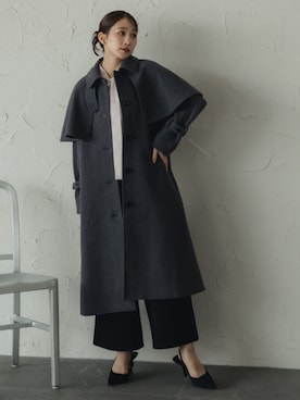 「nissen（ニッセン）のアイテム」を使った、nissen Petit Modelsさん（レディース・153cm）の秋コーディネート