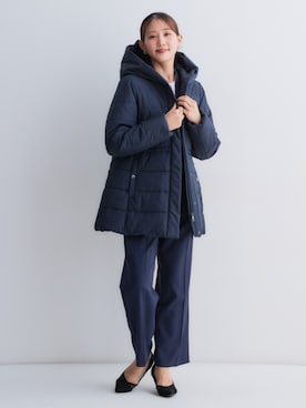 「アイテム（その他アウター）」を使った、nissen Petit Modelsさん（レディース・153cm）の秋コーディネート