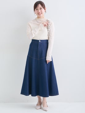 「nissen（ニッセン）のアイテム」を使った、nissen Petit Modelsさん（レディース・149cm）の春コーディネート