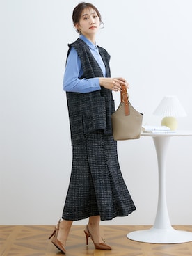 nissen Petit Modelsさん（レディース・153cm）の冬コーディネート