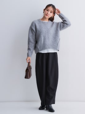 「nissen（ニッセン）のアイテム」を使った、nissen Petit Modelsさん（レディース・153cm）の秋コーディネート