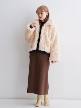 「nissen（ニッセン）のアイテム」を使った、nissen Petit Modelsさん（レディース・149cm）の秋コーディネート