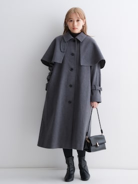 「アイテム（タイツ/ストッキング）」を使った、nissen Petit Modelsさん（レディース・149cm）の秋コーディネート