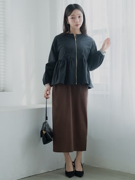 nissen Petit Modelsさん（レディース・155cm）の冬コーディネート