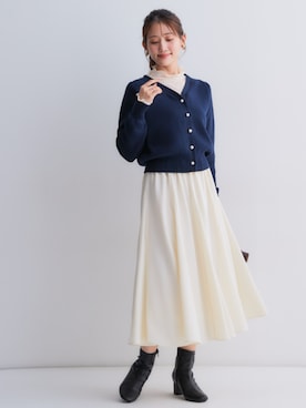 「nissen（ニッセン）のアイテム」を使った、nissen Petit Modelsさん（レディース・153cm）の秋コーディネート