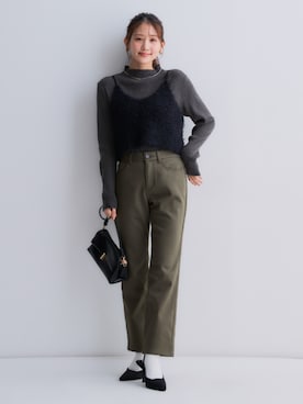 「nissen（ニッセン）のアイテム」を使った、nissen Petit Modelsさん（レディース・153cm）の秋コーディネート