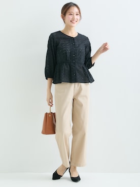 「Petitjo（プッチージョ）のアイテム」を使った、nissen Petit Modelsさん（レディース・153cm）の冬コーディネート