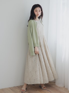 「レギュラー」｜「アイテム（ワンピース/ドレス）」を使った、nissen Petit Modelsさん（レディース・148cm）の春コーディネート