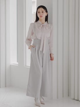 「nissen（ニッセン）のアイテム」を使った、nissen Petit Modelsさん（レディース・155cm）の秋コーディネート