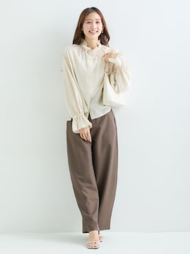 「nissen（ニッセン）のアイテム」を使った、nissen Petit Modelsさん（レディース・153cm）の春コーディネート