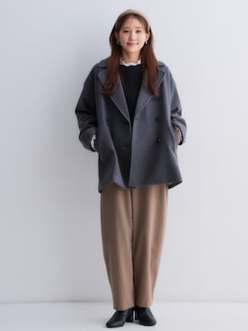 「nissen（ニッセン）のアイテム」を使った、nissen Petit Modelsさん（レディース・153cm）の秋コーディネート