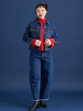 「nissen（ニッセン）のアイテム」を使った、nissen Petit Modelsさん（レディース・154cm）の秋コーディネート