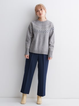 「nissen（ニッセン）のアイテム」を使った、nissen Petit Modelsさん（レディース・149cm）の秋コーディネート