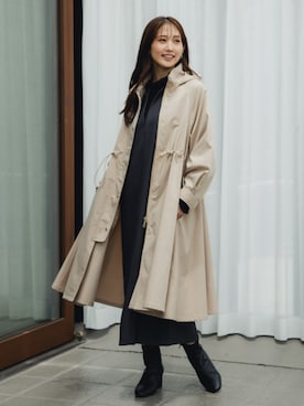 「nissen（ニッセン）のアイテム（Tシャツ/カットソー）」を使った、nissen Petit Modelsさん（レディース・153cm）の秋コーディネート