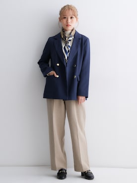 「nissen（ニッセン）のアイテム」を使った、nissen Petit Modelsさん（レディース・149cm）の秋コーディネート