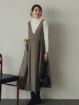 「nissen（ニッセン）のアイテム」を使った、nissen Petit Modelsさん（レディース・153cm）の秋コーディネート