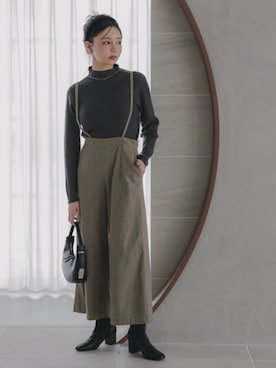 「nissen（ニッセン）のアイテム」を使った、nissen Petit Modelsさん（レディース・155cm）の秋コーディネート