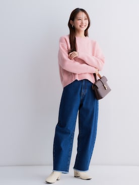 「nissen（ニッセン）のアイテム」を使った、nissen Petit Modelsさん（レディース・153cm）の秋コーディネート