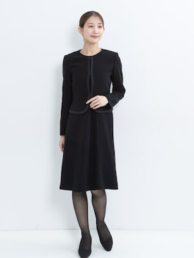 「アイテム（スーツセット）」を使った、nissen Petit Modelsさん（レディース・153cm）の秋コーディネート