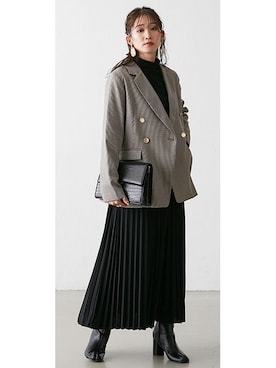 小さいサイズ ダブルテーラードジャケット 低身長さん・小柄女性